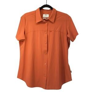 FjallRaven Women High Coast Lite Shirt Large F144883 Rowan Red